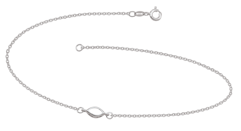 Marquise Stone Chain Anklet | Banter